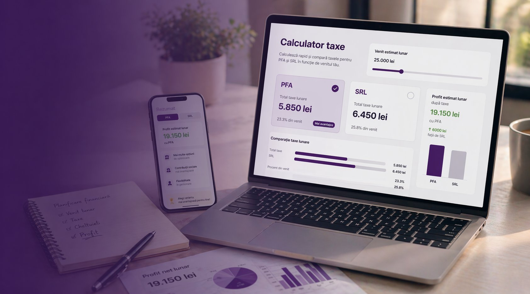 Professional business background
